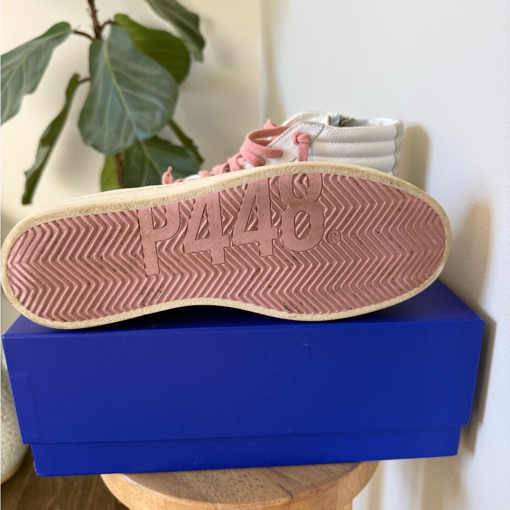Women's P448 Hightop Sneakers - Picture 7 of 10